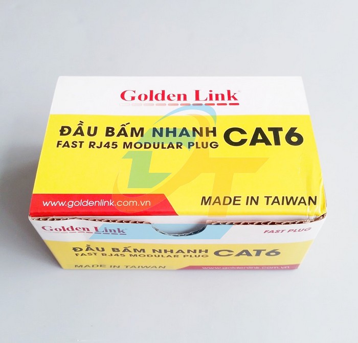 Đầu bấm mạng nhanh RJ45 CAT6 Golden Link GL-20056